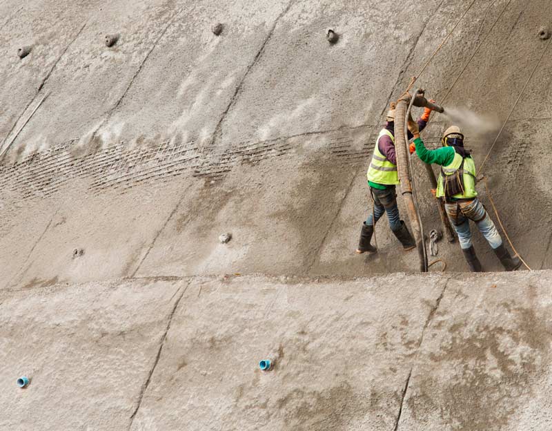 Hormigón proyectado